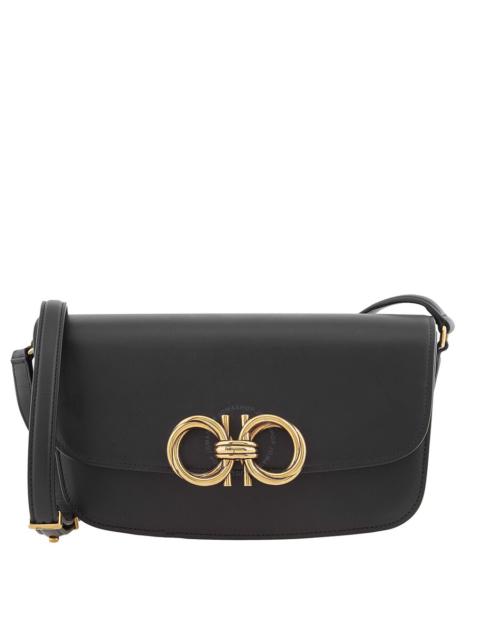 FERRAGAMO Salvatore Ferragamo Trapezio S Calfskin Crossbody Bag