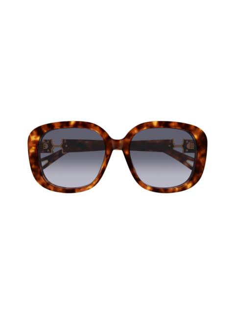 Chloé Chloé Ch0303sk Marcie-linea Chloé 002 Havana Violet Sunglasses