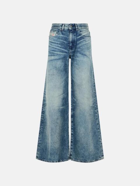 Diesel 'AKEMI' LIGHT BLUE COTTON JEANS