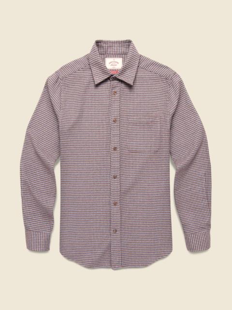 Portuguese Flannel Dylan Shirt - Bordeaux