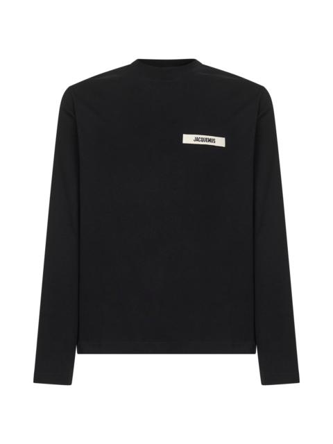 JACQUEMUS Jacquemus Men Black The Gros Grain Long-Sleeve T-Shirt