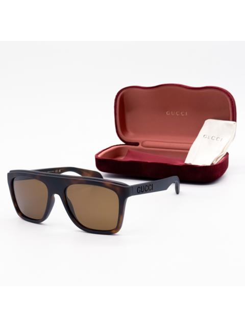 NEW GUCCI GG1570S 002 SUNGLASSES MEN BROWN EYEWEAR GUCCI