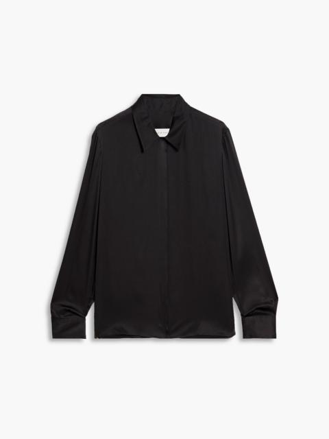 Other Designers Camille washed-silk shirt