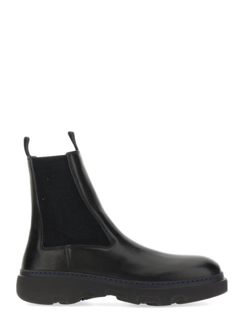 Burberry Men Leather Boot