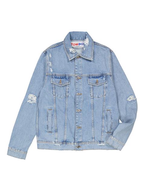 Other Designers Filles A Papa Ladies Light Blue Denim Trucker Jacket, Tom
