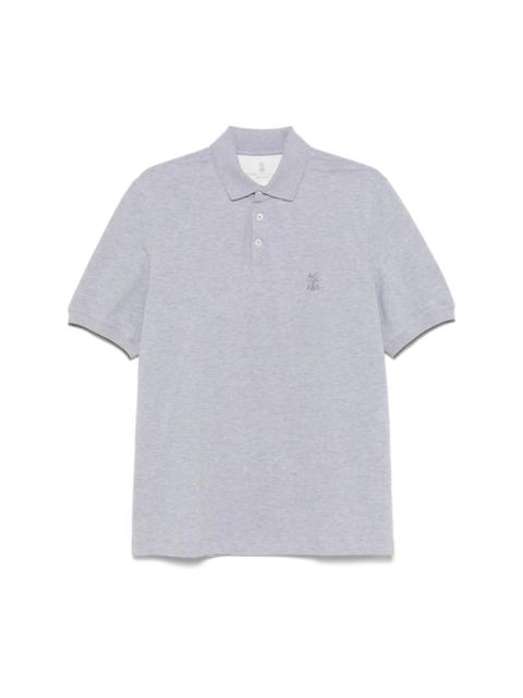 Brunello Cucinelli Brunello Cucinelli Grey Polo Shirts Men