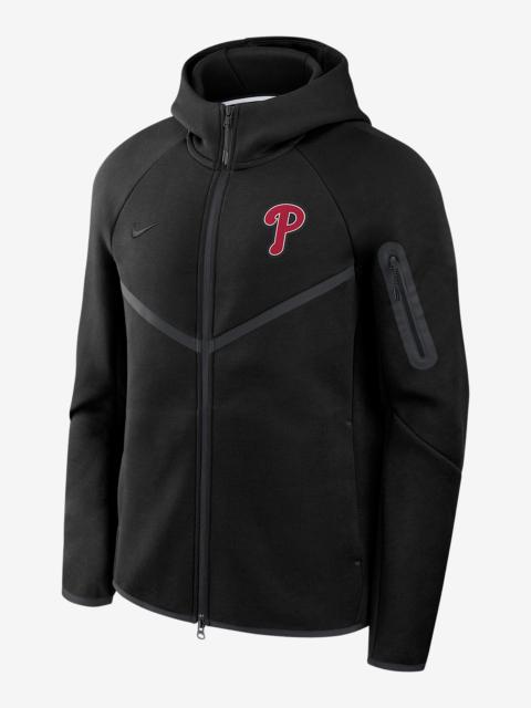 Nike Philadelphia Phillies Tech Fleece Windrunner Men's Nike MLB Full-Zip Hooded Jacket