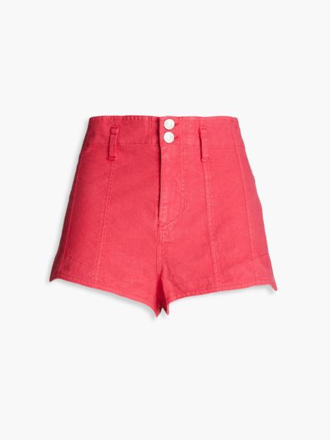 Isabel Marant Linen-blend ripstop shorts