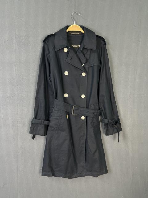 Mackintosh Mackintosh Made in Scotland Waxed Navy Trench Coat