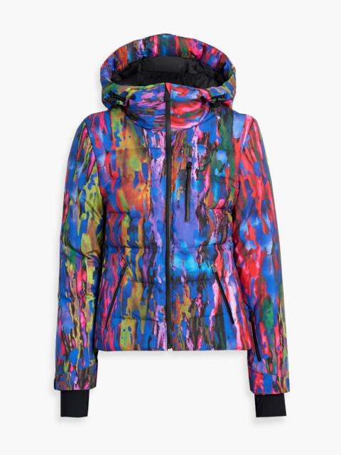 Aztech Mountain Nuke quilted printed down ski jacket