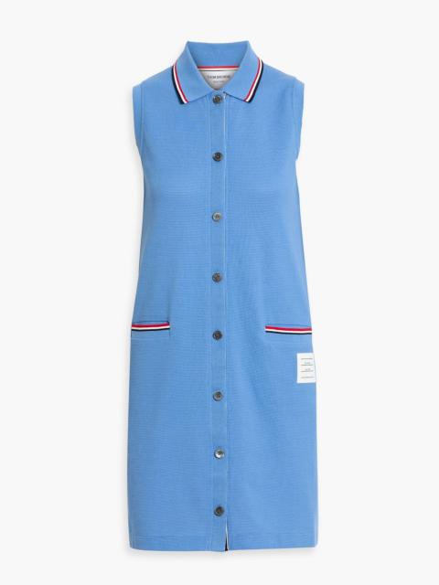 Thom Browne Cotton-piqué mini shirt dress