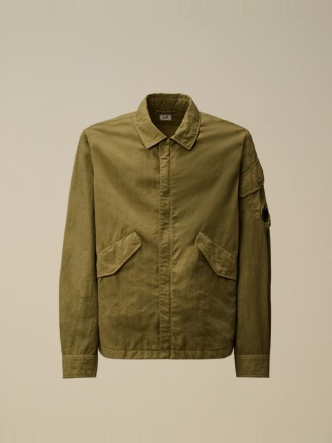 C.P. Company Diagonal Flatt Nylon Zipped Overshirt