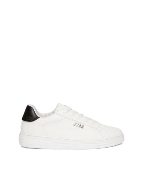 MSGM "Iconic" leather sneakers
