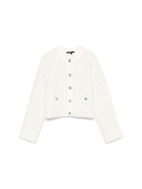 sequin-embellished cardigan