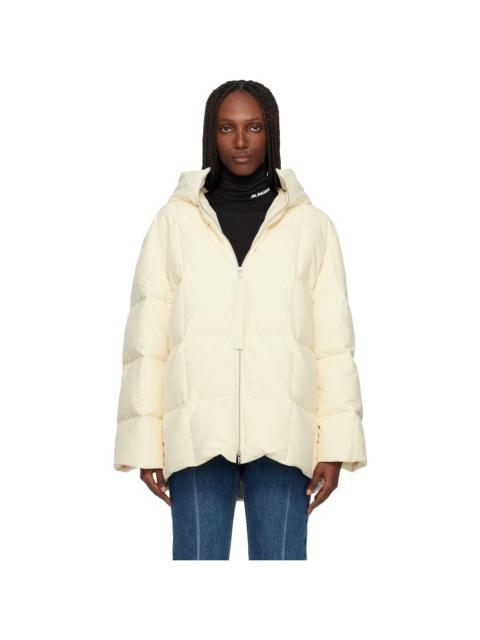 Jil Sander Off-White Quilted Down Jacket