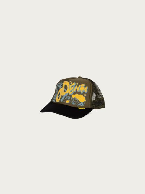 Kapital TH.D.D.Track Cap - Olive/Black