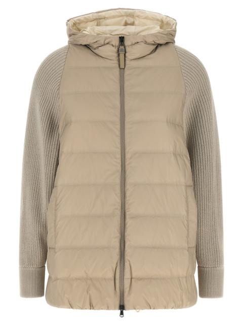 Brunello Cucinelli Brunello Cucinelli Women 'Shiny Zipper Pull' Down Jacket