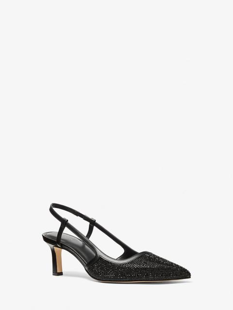 MICHAEL KORS Alora Embellished Slingback Pump