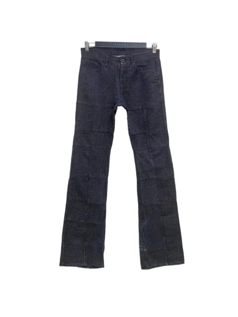 Other Designers Le Grande Bleu (L.G.B.) - DIFFERENCE RUPERT Denim Stripes Flare Jeans
