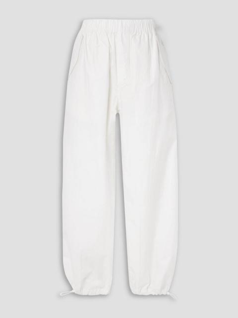 WARDROBE.NYC Beach cotton-blend shell track pants