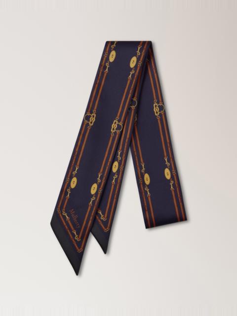 Mulberry Skinny Scarf - Belted Border
Deep Aubergine Recycled Polyester