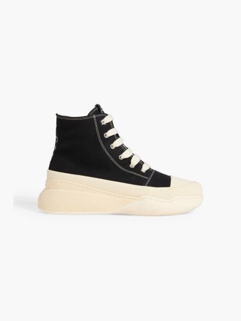 Stella McCartney Loop canvas platform high-top sneakers