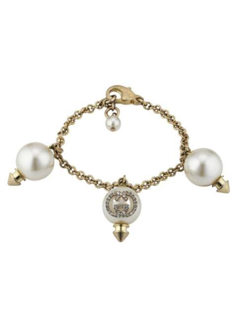 GUCCI Interlocking G Bracelet with Pearls