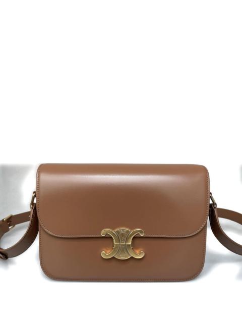 CELINE Celine Women Classique Triomphe Leather Crossbody Bag