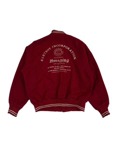Other Designers Vintage Eastboy Embroidery Logo Wool Varsity Jacket