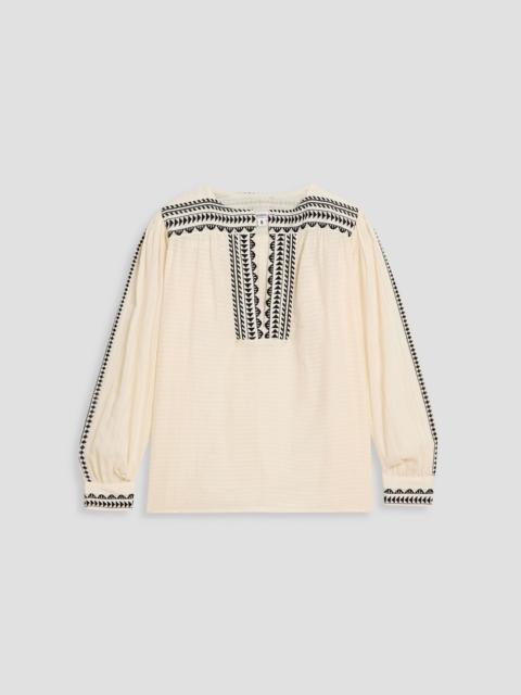 lemlem Dera embroidered cotton top