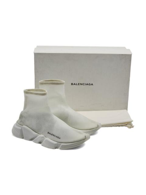 BALENCIAGA Balenciaga Knit Fabric Speed Trainer Sneakers in White 40 (10 US) $895