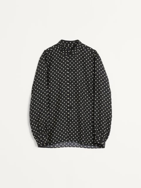 Valentino SILK TWILL SHIRT WITH PLUSDEPOIS PRINT