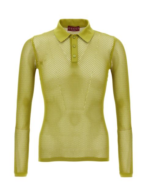 GUCCI Technical Jersey Polo Shirt