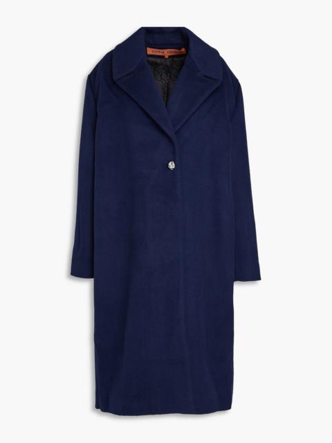 STINE GOYA Kamari double-breasted wool-blend felt coat