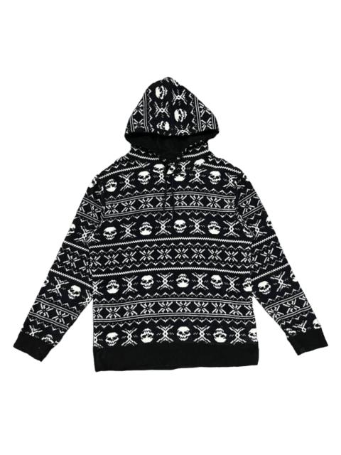 Other Designers Japanese Brand - Vintage Japanese Skulls Print Hoodie Pullover