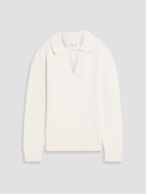 TWP Boy cashmere polo sweater