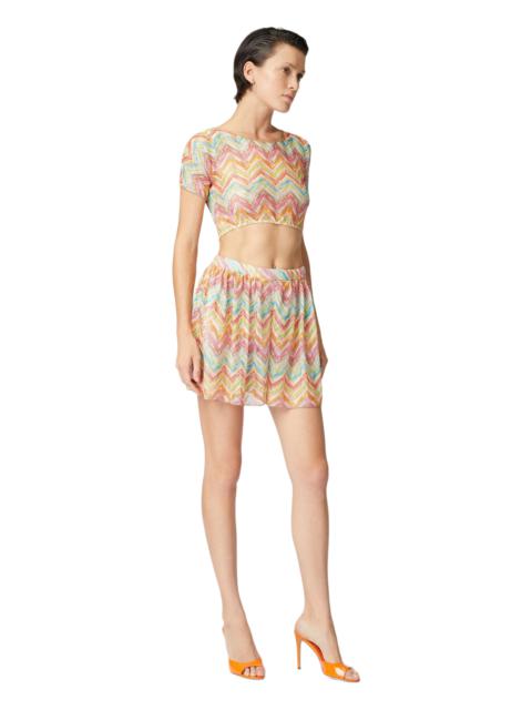 Missoni Missoni Printed Tulle Cover-up Shorts in Multicoloured at Nordstrom