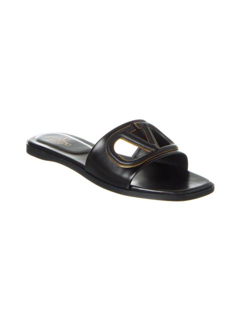 Valentino Valentino VLogo Cutout Leather Sandals