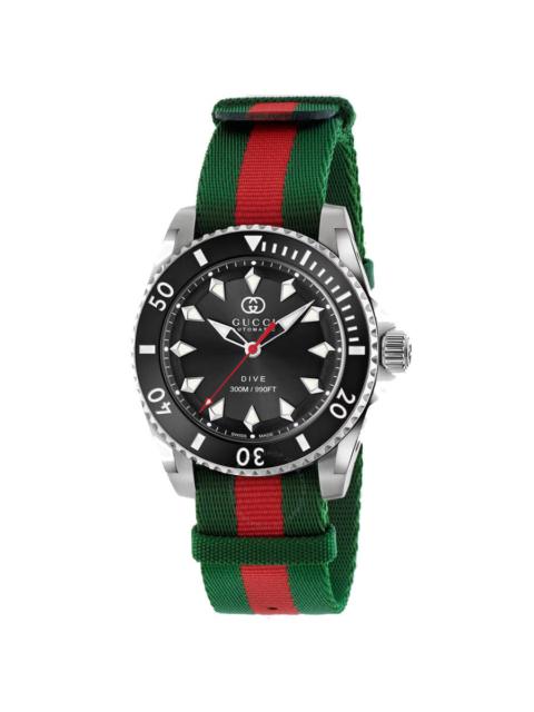 GUCCI Gucci Dive Automatic Black Dial Men's Watch YA136364