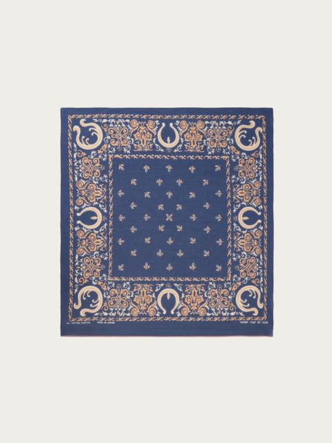 Kapital Fastcolor Selvedge Bandanna (ATLER NAJA) 30x30 - Navy