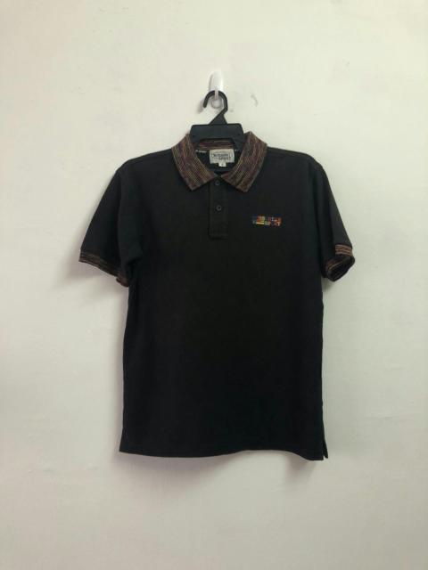 Missoni MISSONI Polo Shirt Rainbow Logo Not Burberry