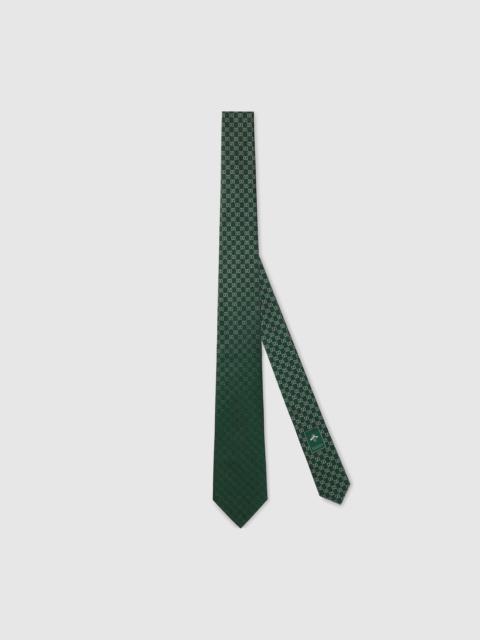 GUCCI GG silk jacquard tie