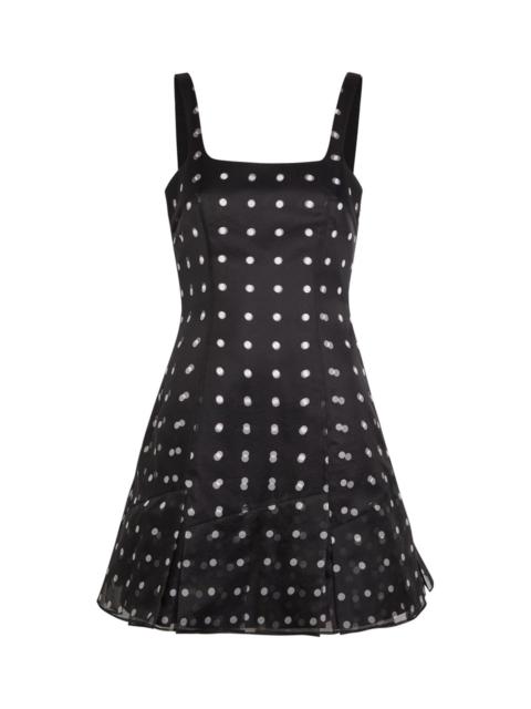 EMILIA WICKSTEAD Emilia Wickstead Juelee Polka dot Layered Silk-chiffon Mini Dress