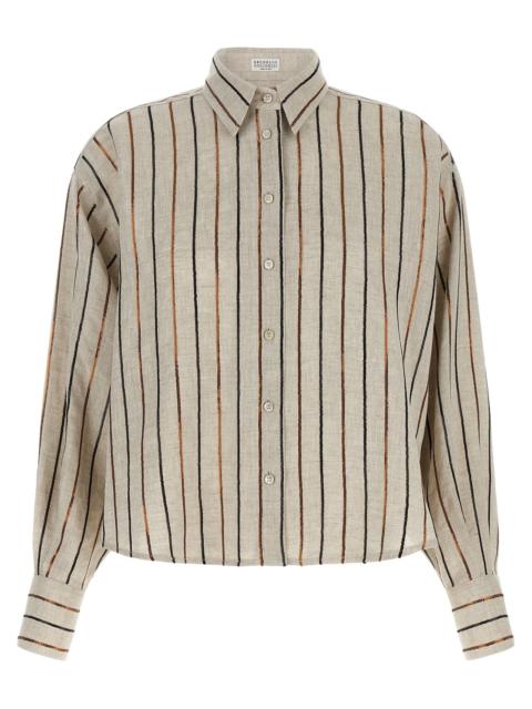 Brunello Cucinelli Brunello Cucinelli Women 'Sparkling Stripes' Shirt