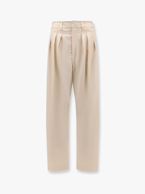 Lemaire Lemaire Pleated Tailored Wool Blend Trouser