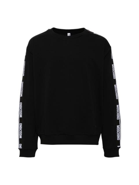 logo trim sweatshirt