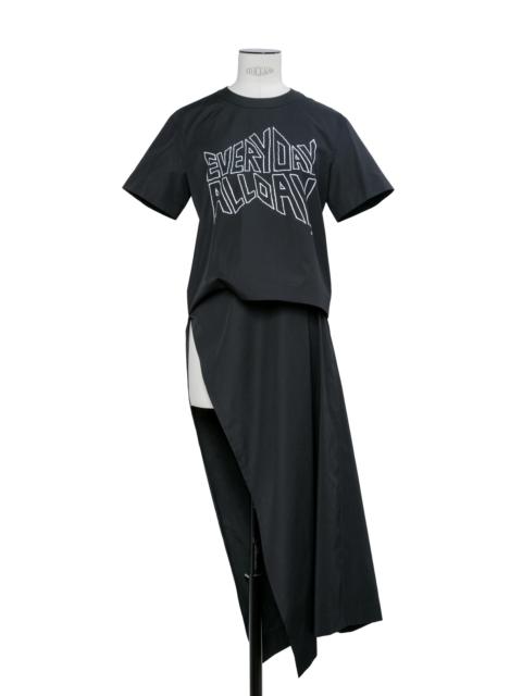 sacai geoff sacai by Geoff Mcfetridge Poplin Dress