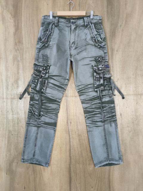 Other Designers Japanese Brand - WZI BONDAGE FADED CARGO PANTS