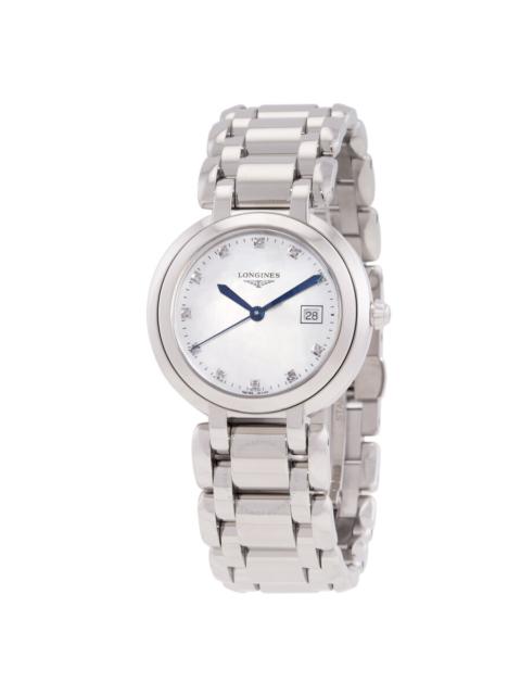 Longines Primaluna Quartz Diamond White Dial Ladies Watch L8.122.4.87.6