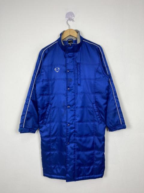 Nike Vintage Nike Puffer Zip Up Long Jacket J1423